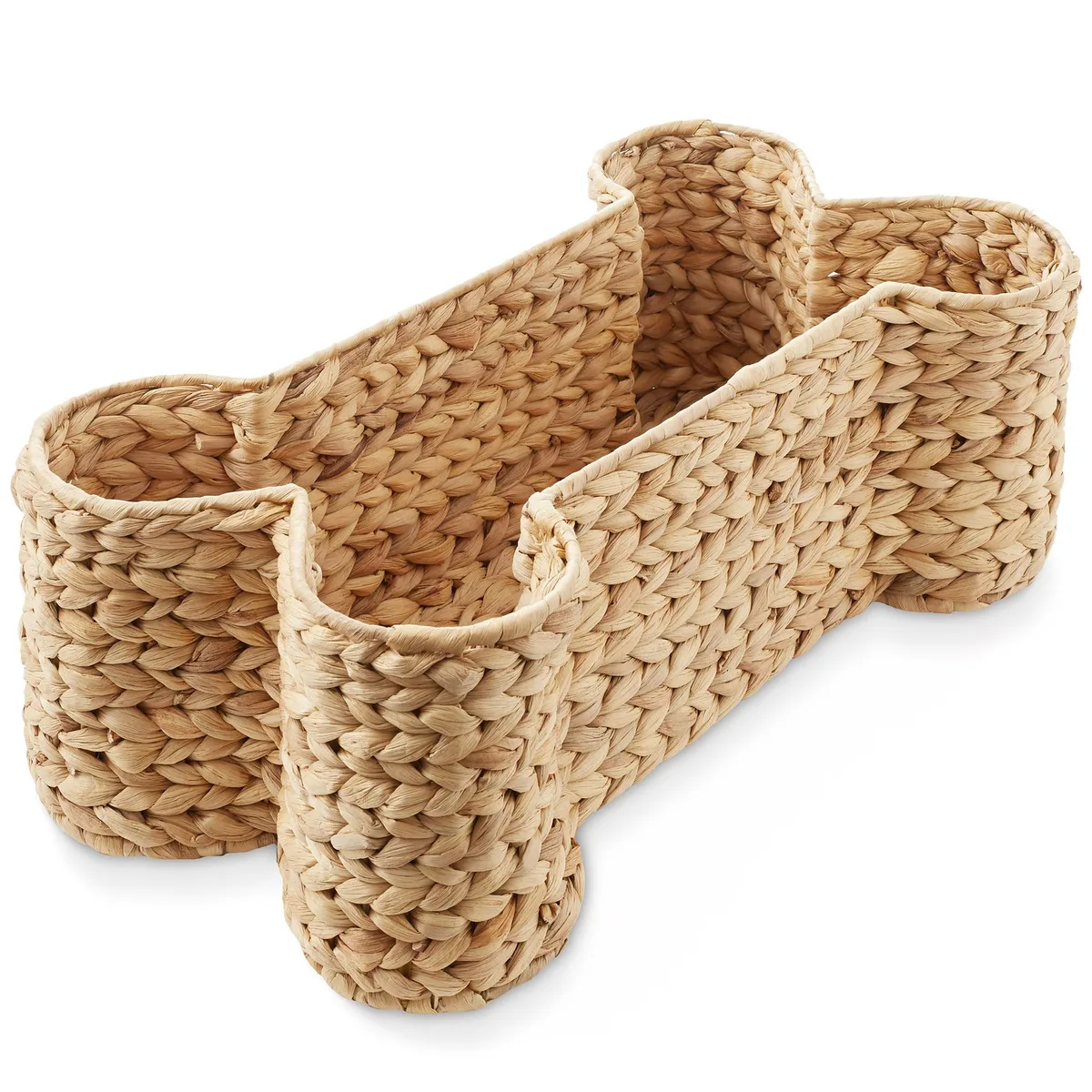 Casafield Casafield Dog Bone Storage Basket Camel 19" L 10" W 6" H — product photo