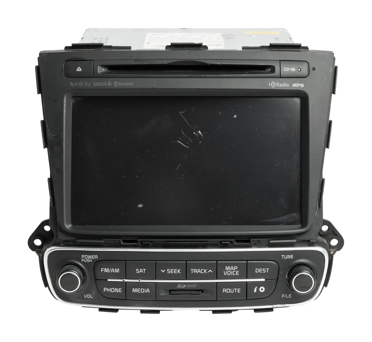 1 Factory Radio 1 Factory Radio 96560-1UAA3VA receiver 2015 Kia Sorento AM FM XM Bluetooth Navi MP3 CD — product photo