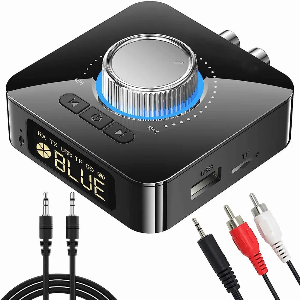 AUTYUE AUTYUE Q2303_B Bluetooth 5.0 5-in-1 Audio Adapter — product photo