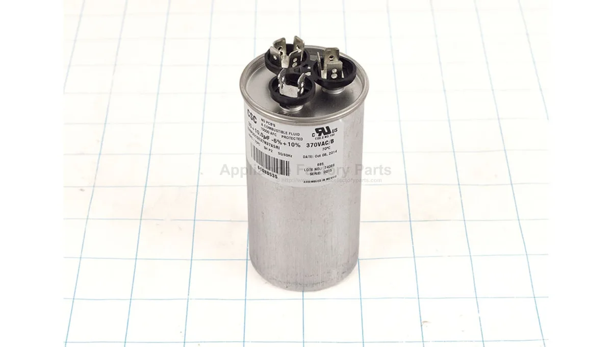 Appliance Factory Parts Appliance Factory Parts 61080535 CAPACITOR TYPE=RAC appliance part — product photo