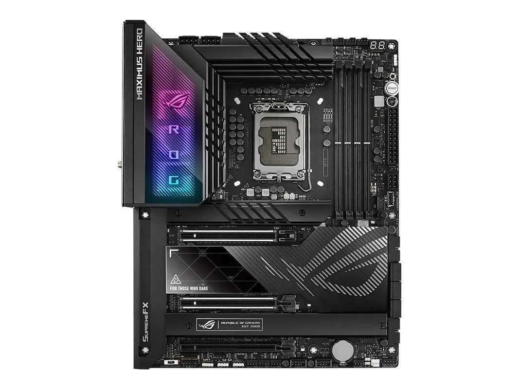 ASUS ASUS ROG MAXIMUS Z790 HERO LGA 1700 DDR5 192GB ATX Intel motherboard — product photo
