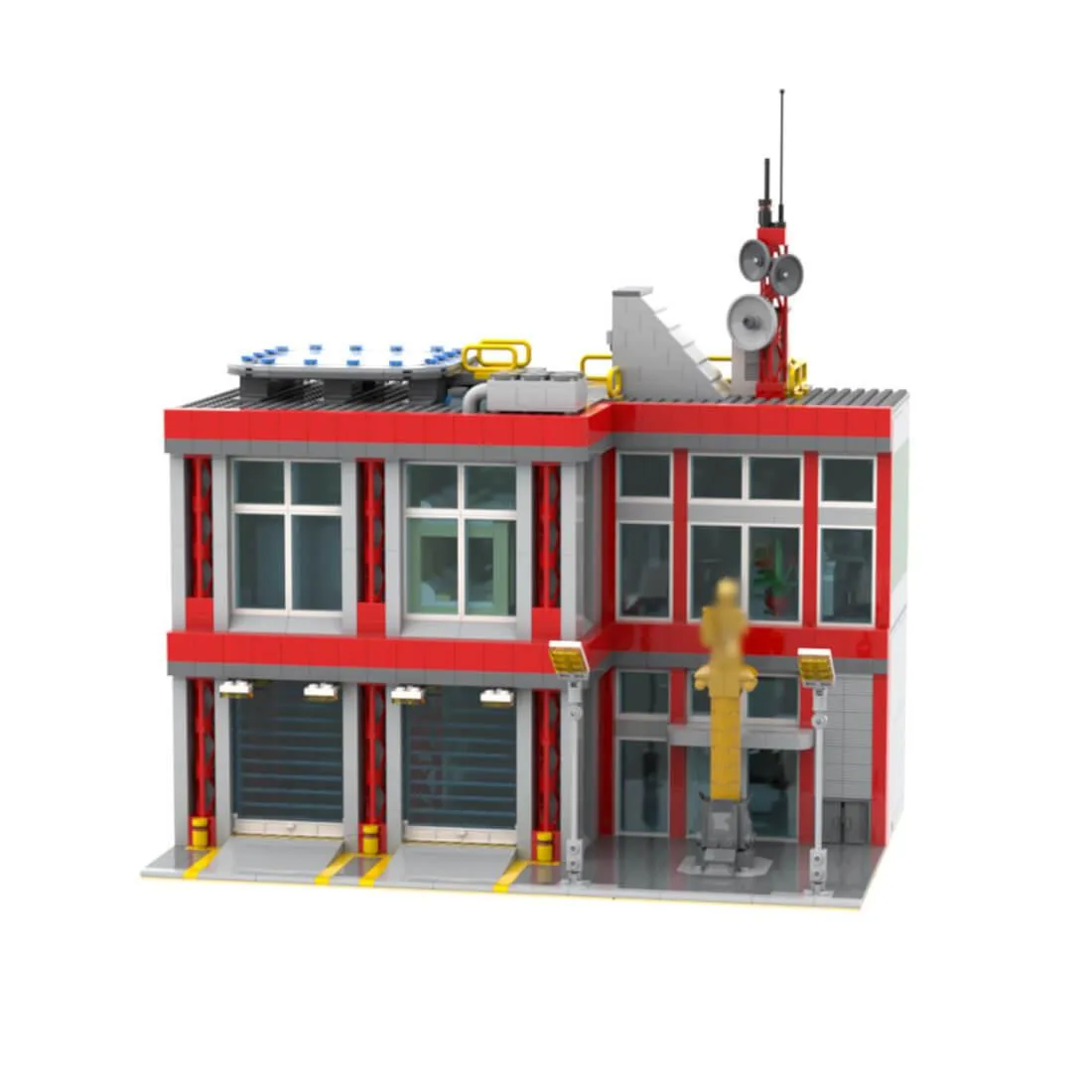 ZITIANYOUBUILD ZITIANYOUBUILD MOC-91959 Fire Station Street View 2683PCS educational building set — product photo