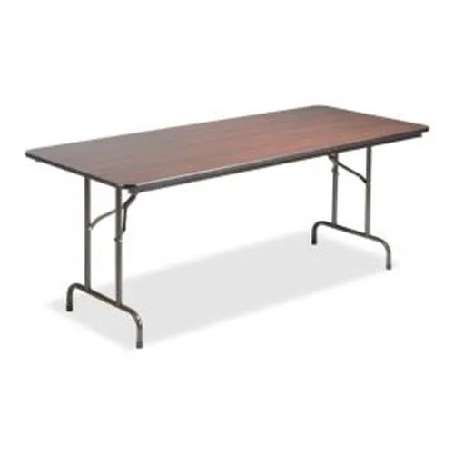 Lorell Lorell 65757 folding table 72x30x29 mahogany office furniture — product photo