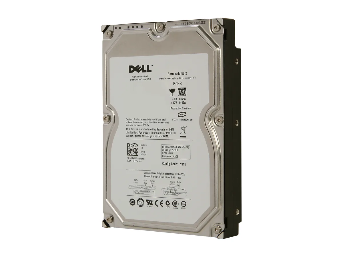 Seagate Seagate ST3250310NS 250GB 7200 RPM 32MB SATA 3.0Gb/s 3.5" internal hard drive — product photo