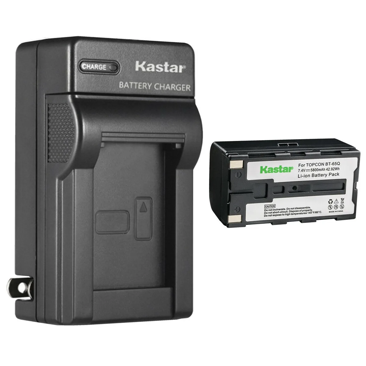 Kastar Kastar BT-65Q 5800mAh Li-Ion battery &amp; AC charger 1-pack — product photo