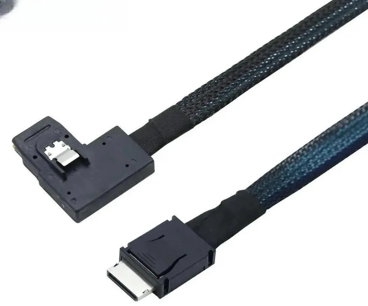 SMUGDESK SMUGDESK OCuLink SFF8611 4i to Mini SAS SFF8087 RightAngle Adapter Cable — product photo