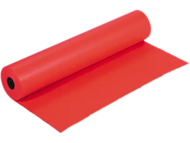 Pacon Pacon 63060 Rainbow Duo-Finish Kraft Paper 35 lbs 36" x 1000 ft Flame — product photo