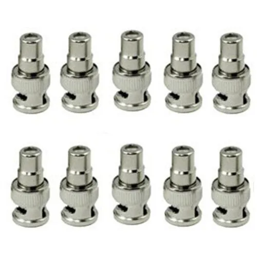 VideoSecu VideoSecu BNC210 BNC Male to RCA Female Connector 10 Pack — product photo