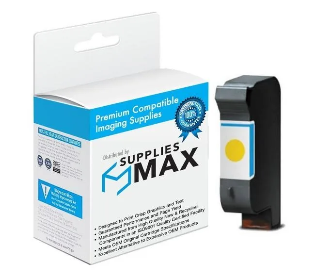 SuppliesMax SuppliesMax HP 51644Y Yellow Inkjet Cartridge 365 Pages — product photo