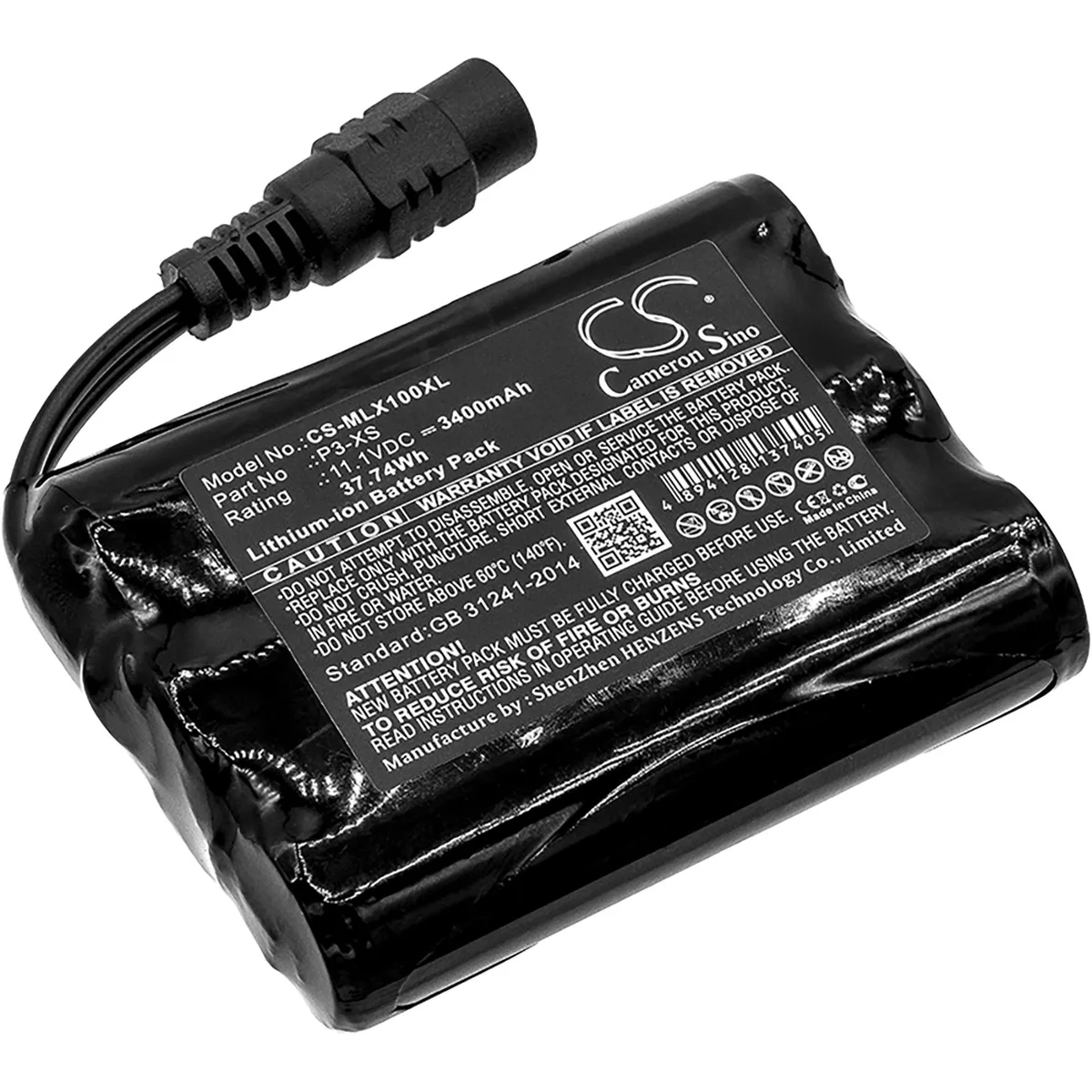 Cameron &amp; Co Cameron &amp; Co DS-CS-MLX100XL GPS battery 11.1V 3400mAh — product photo