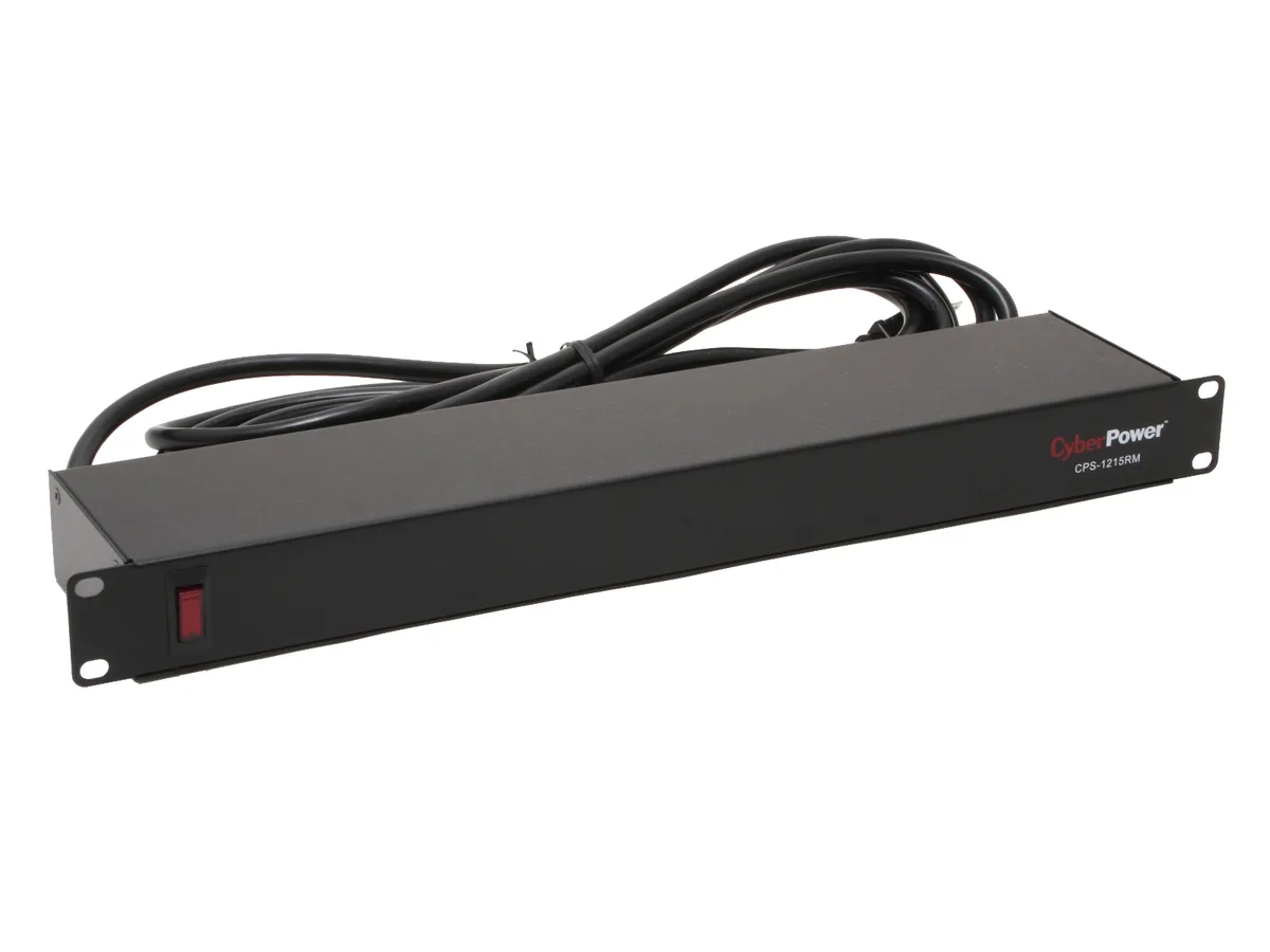 CyberPower CyberPower CPS1215RM 120V 15A Basic PDU 10 Outlets 15ft NEMA 5-15P 1U — product photo