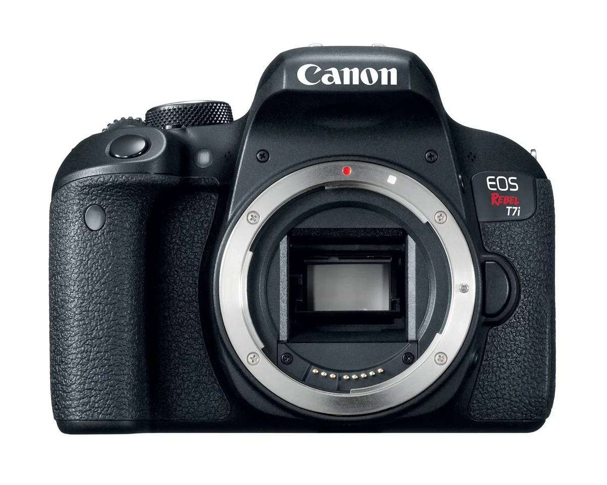 Canon Canon EOS Rebel T7i 24.2MP DSLR Body Only Black Kit Box — product photo
