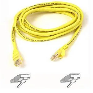 Belkin Belkin A3L791-07-YLW Cat 5e network ethernet cable 7 ft yellow — product photo