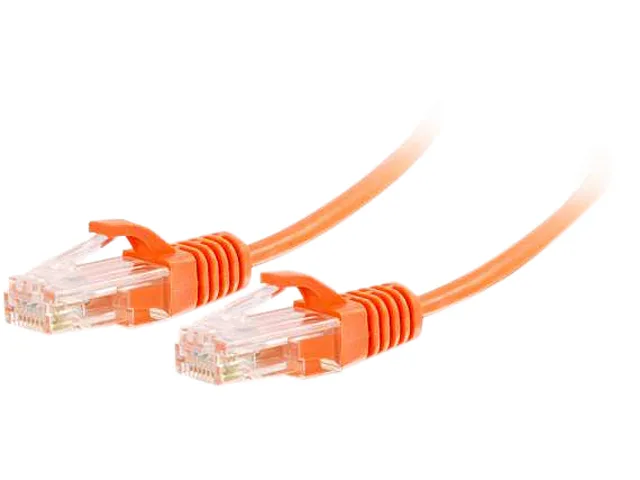 Cables To Go Cables To Go 01175 Cat6 network ethernet cable 1 ft Orange — product photo