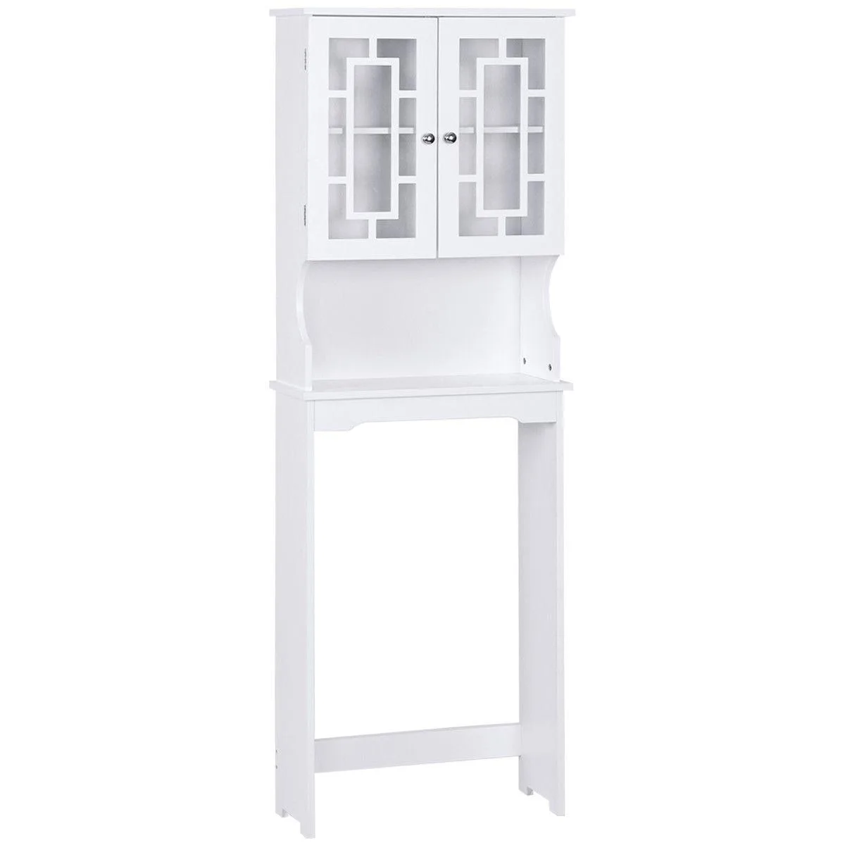 SlickBlue SlickBlue Bath Storage Grey White 23.5 x 8.5 x 67in — product photo