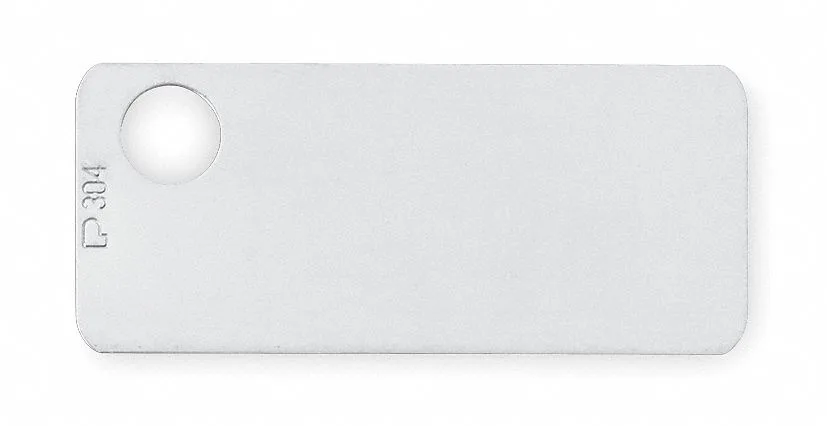 Panduit Panduit MT172-C316 marker plate 316 stainless steel 3/4 in H x 1 3/4 in W video accessory — product photo