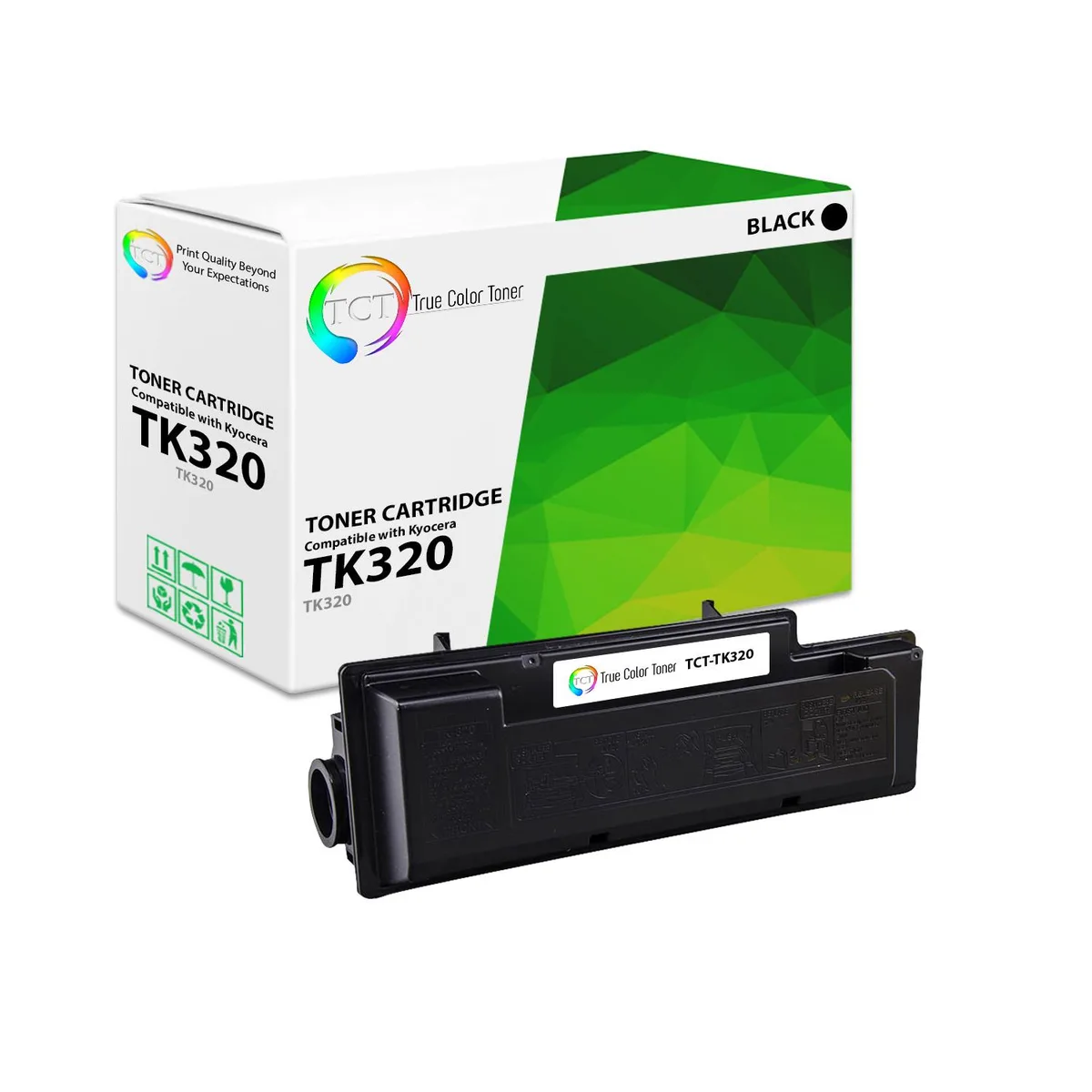 True Color Toner True Color Toner TK320 TK322 Black Toner Cartridge 15000 Pages — product photo