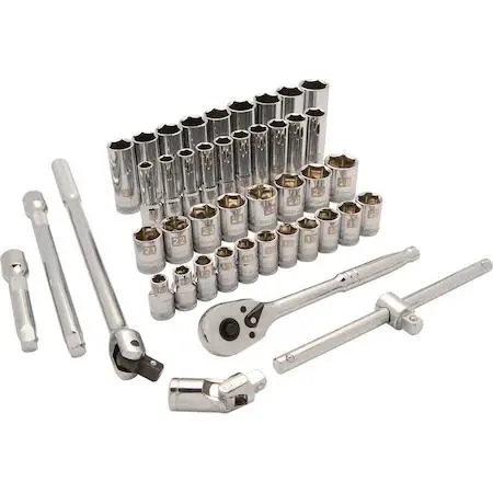 Dynamic Dynamic D018013 1/2" Dr 43Pc 6 Pt Metric Socket Set — product photo