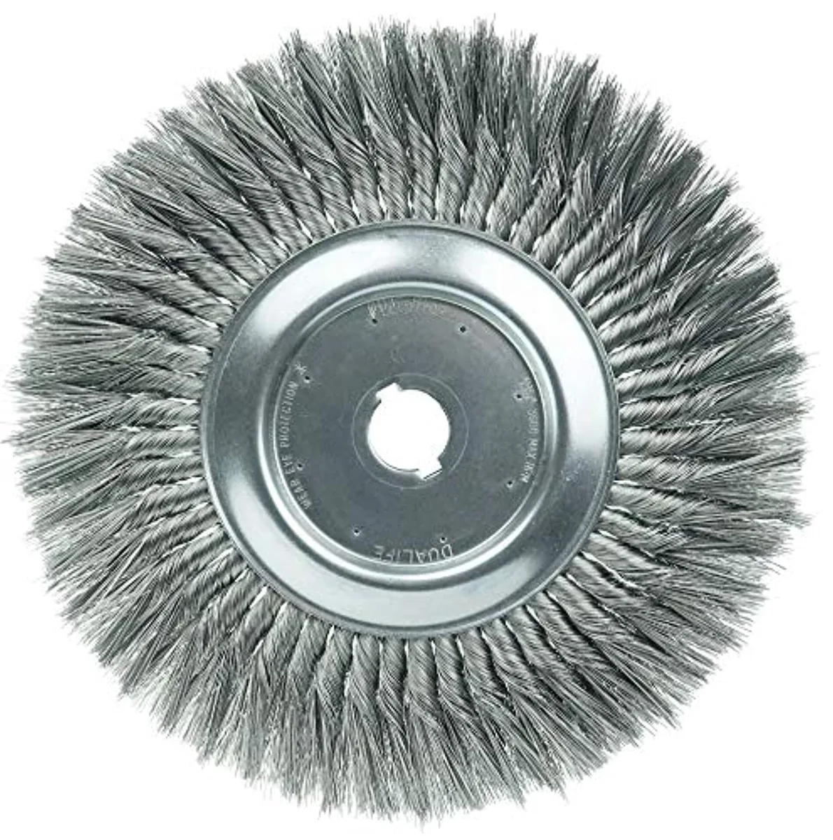 Weiler Weiler 08209 12" Standard Twist Knot Wire Wheel .014" Steel 1-1/4" Arbor — product photo