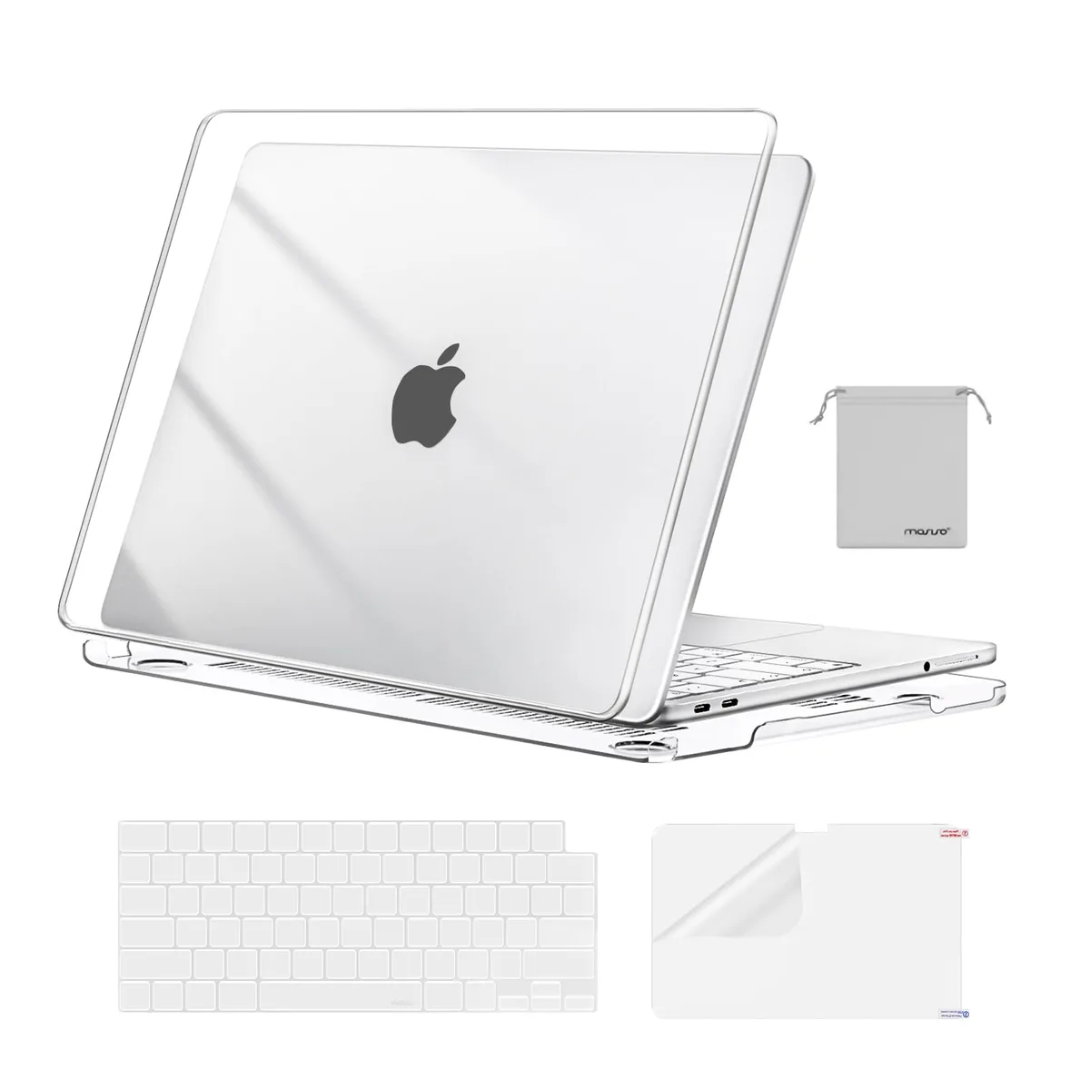 No Sew No Sew A3404 laptop case 13 inch 2026 4 in 1 kit crystal clear — product photo