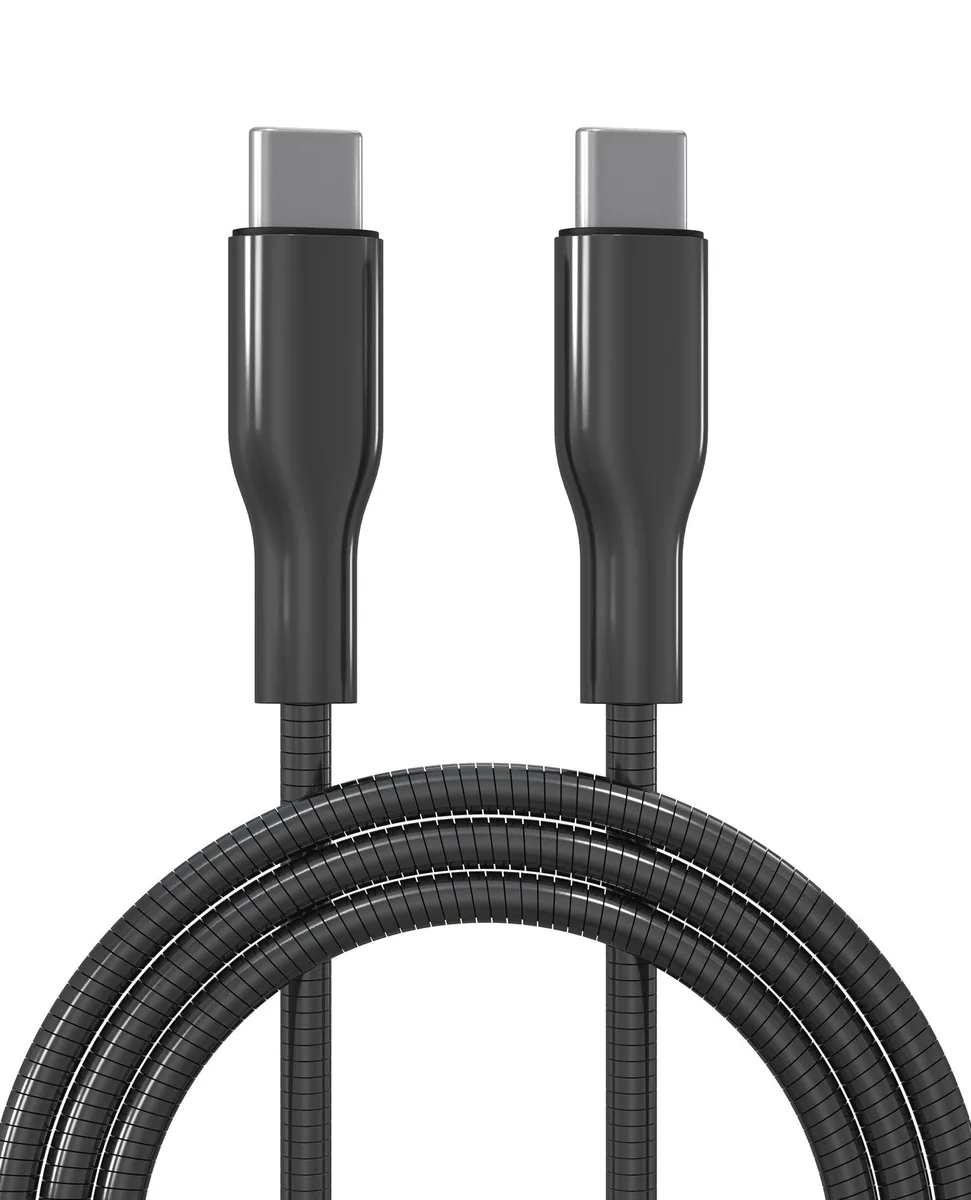 BELKIN CC2M-Metal-BK-M Samsung Gala Orange USB-C to USB-C Cable 6.6ft 60W PD — product photo