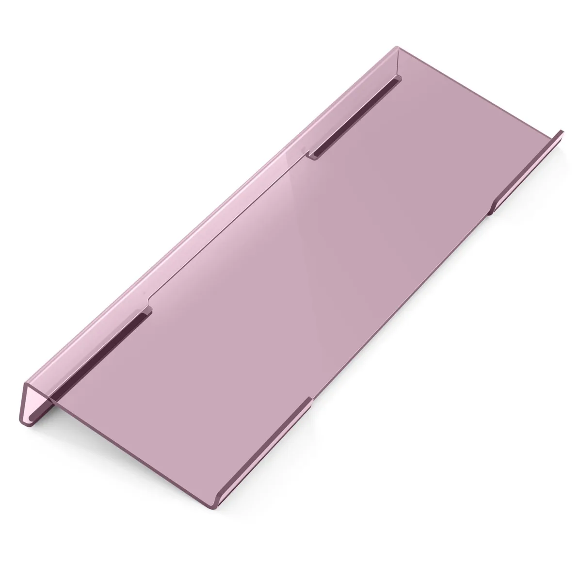  Laborio Wr-001 Acrylic Keyboard Stand Rose Pink 16.5x5.3x0.1 in — product photo