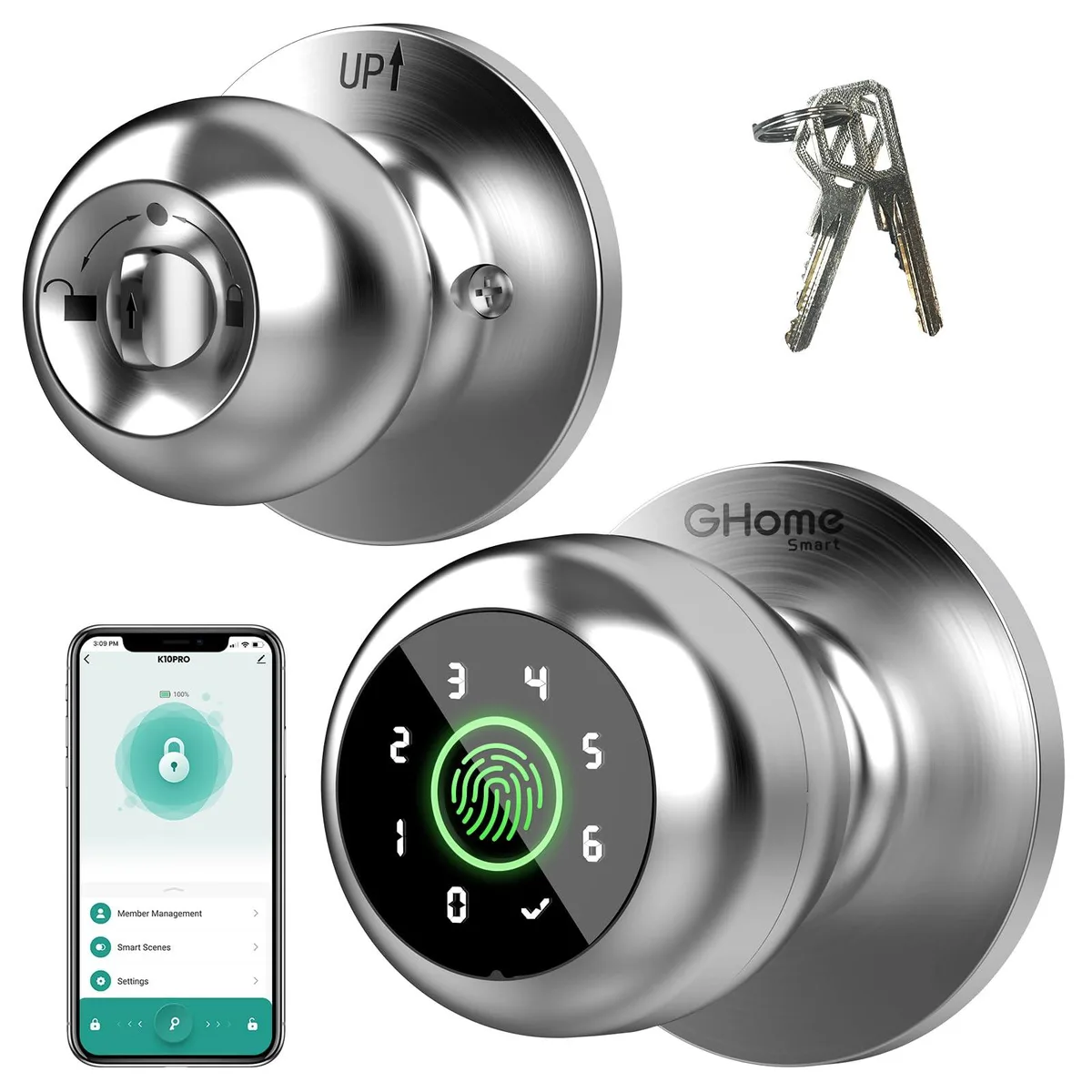  Awair PRO Smart Door Lock 14.33×12.83×9.06in 0.748kg — product photo