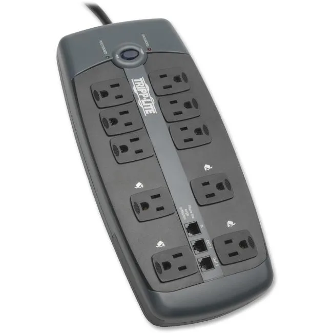Tripp Lite Tripp Lite TLP1008TEL surge protector 10 outlets 8 ft cord 2395 joules — product photo