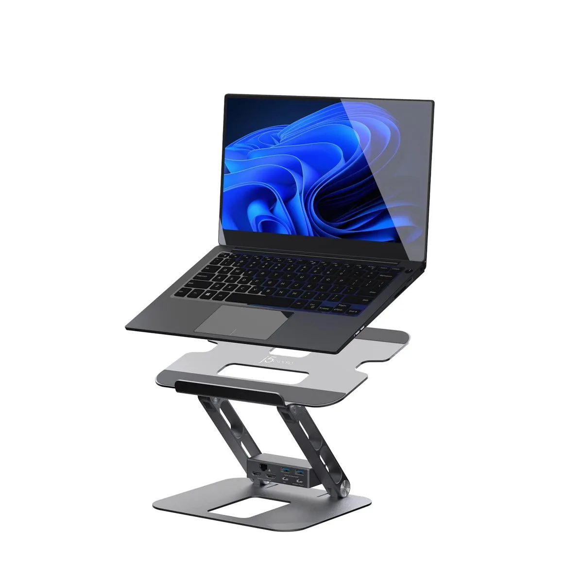 LORDWORLD LORDWORLD JTS427 Docking Station with Laptop Stand, Dual HDMI, Ethernet, USB-A, USB-C 100W PD — product photo