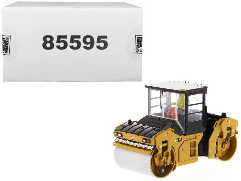DieCast Masters DieCast Masters CAT CB-13 Tandem Vibratory Roller 1/50 High Line Series hobby collectible — product photo