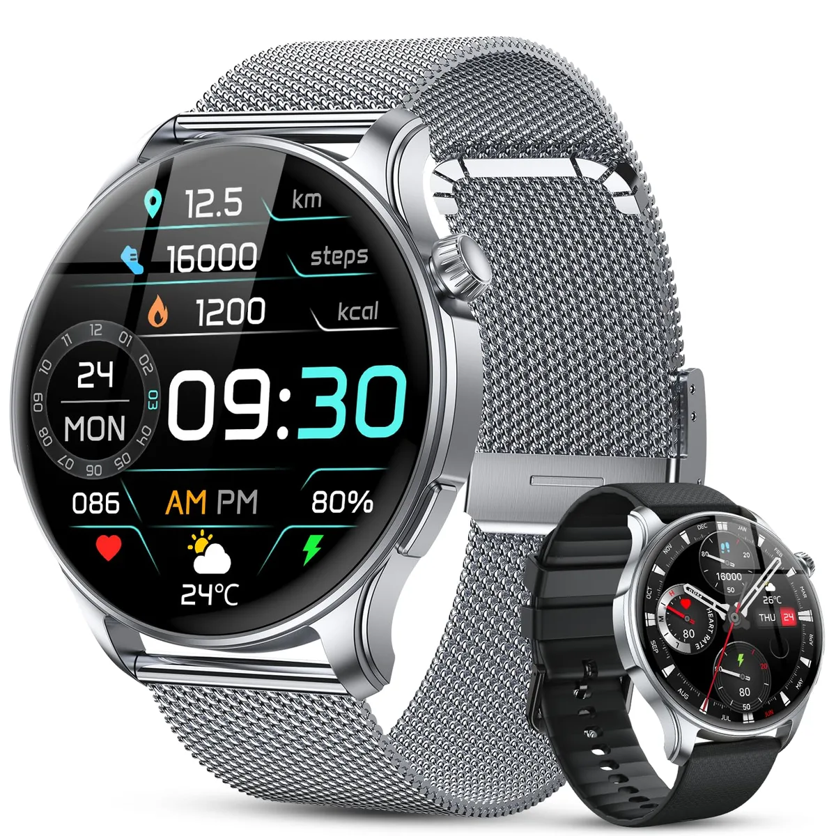  Oiviato S67 Smart Watch 1.43" AMOLED 120 Sport Modes IP68 — product photo