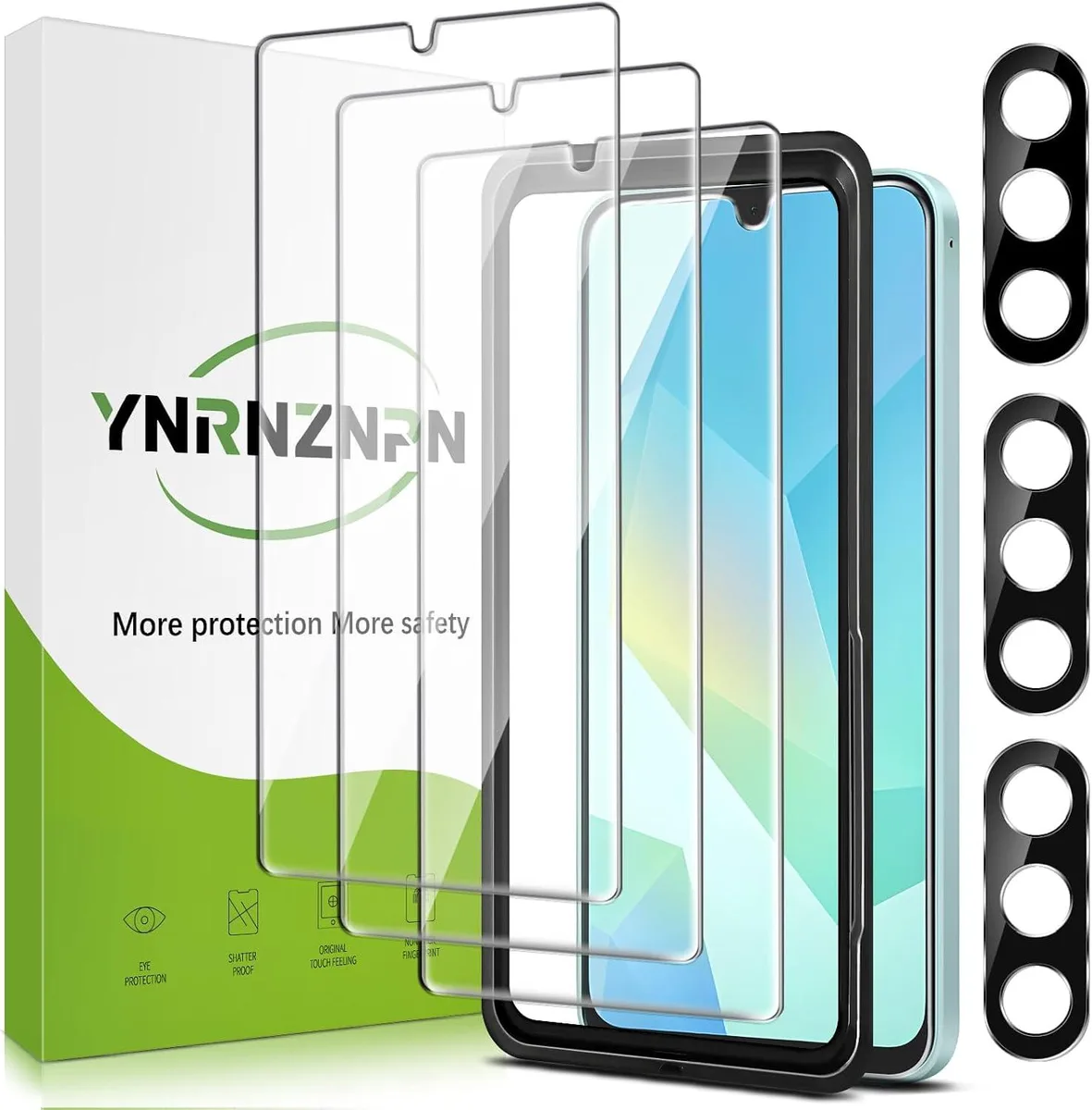 NuoTo NuoTo Screen Protector 3+3 Pack Galaxy A16 5G — product photo