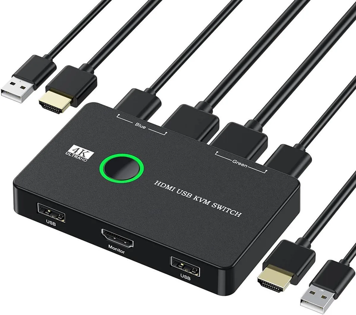 Vszerda Vszerda 2-Port HDMI KVM Switch 4K@60 Hz — product photo
