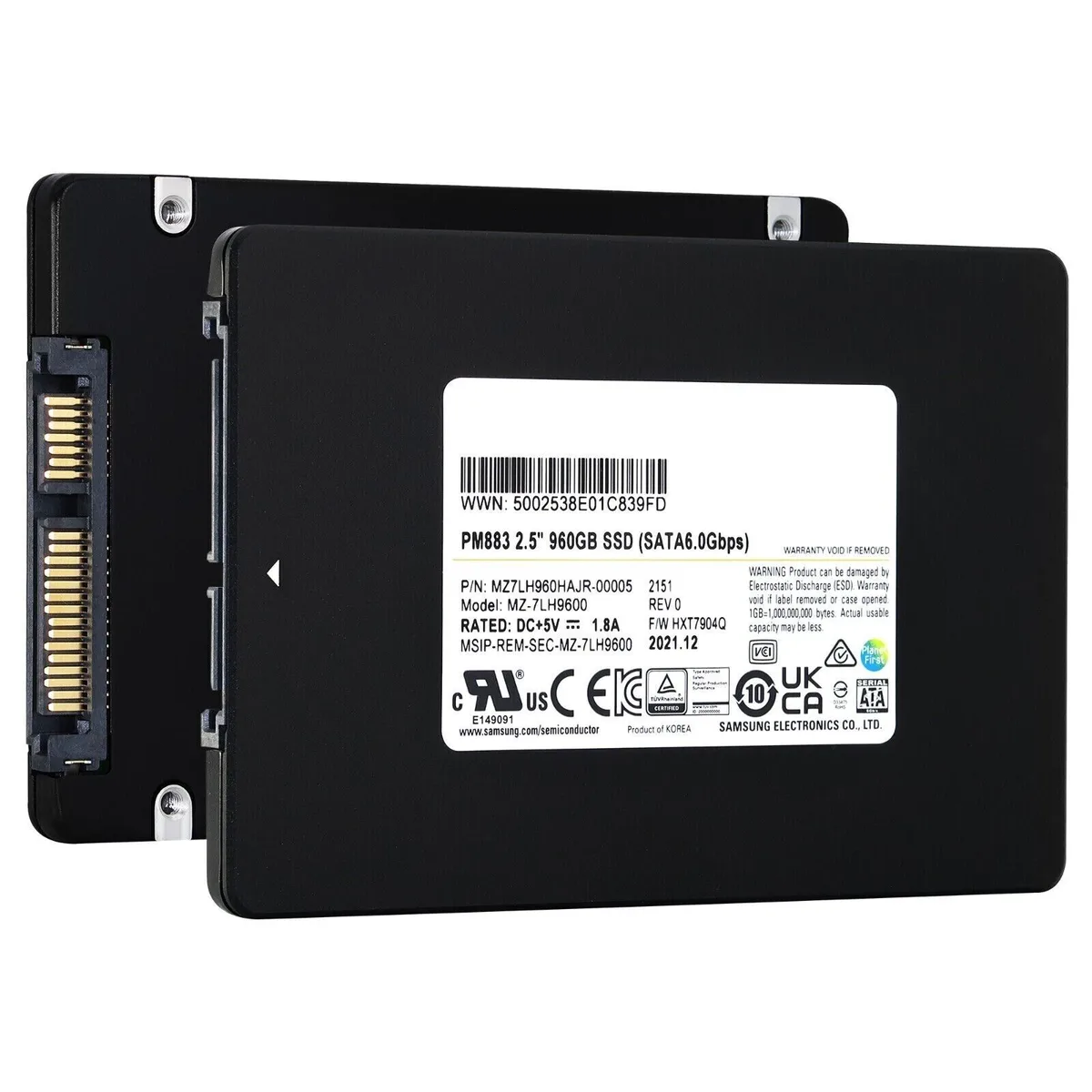 SAMSUNG SAMSUNG PM883 960GB 2.5" internal SSD — product photo
