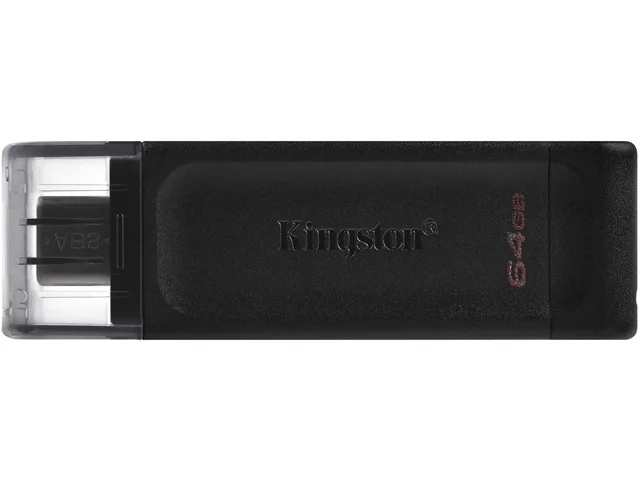 Kingston Technology Corp. Kingston Technology Corp. DataTraveler 70 64GB USB 3.2 Gen 1 USB-C DT70/64GBCR — product photo