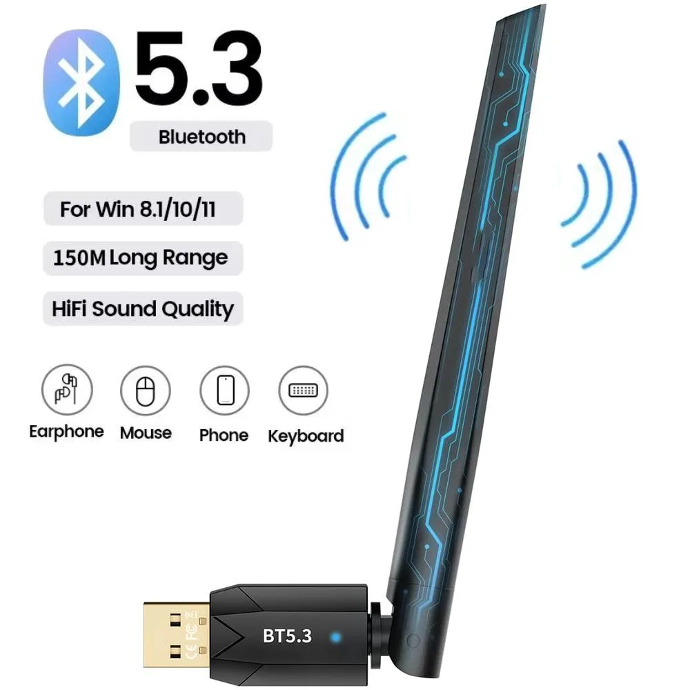 Hitoor Hitoor BT5.3#Q2312_B Long Range Bluetooth 5.3 Adapter — product photo