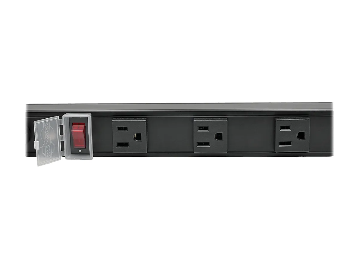 Tripp Lite Tripp Lite PS3612B 12-Outlet Vertical Power Strip 120V 15A 15ft Cord 36in Black — product photo