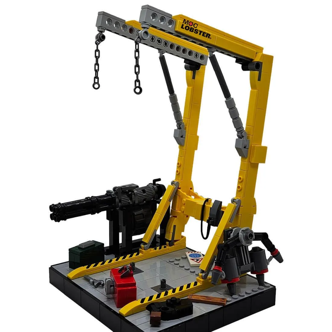 ZITIANYOUBUILD ZITIANYOUBUILD MOC-183479 Mecha Warrior Repair Station 418 Parts — product photo