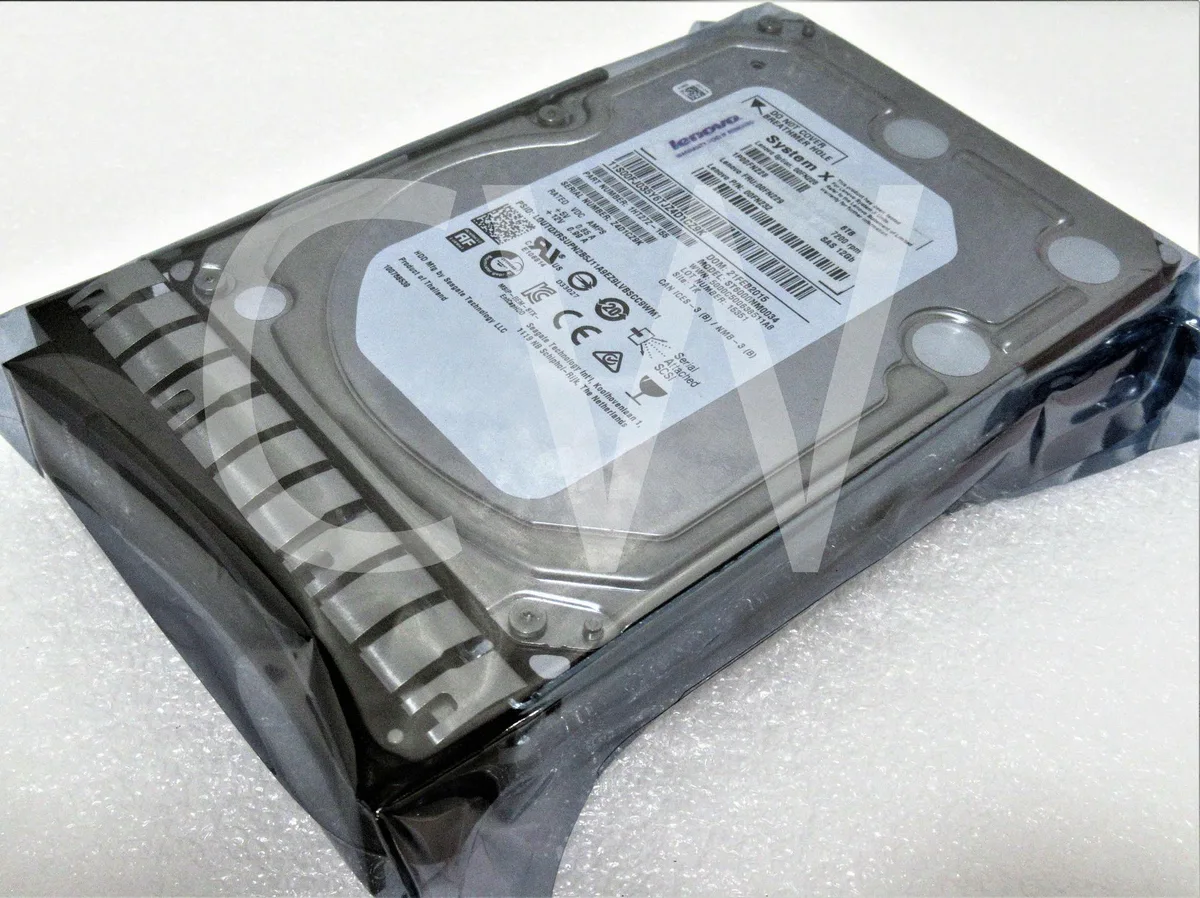 IBM IBM ST6000NM0034 1HT27Z-155 6TB 7200RPM 12Gbps SAS internal hard drive with caddy — product photo