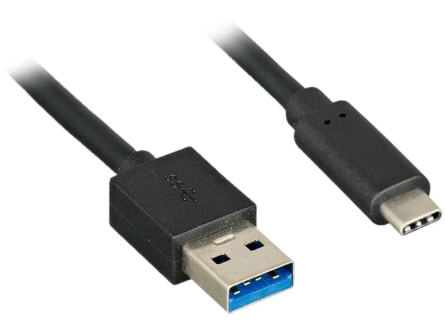 Nippon Labs Nippon Labs 20USB3-6CMAM-G USB cable USB C to USB A 6 ft 10 Gbps 24 AWG black — product photo