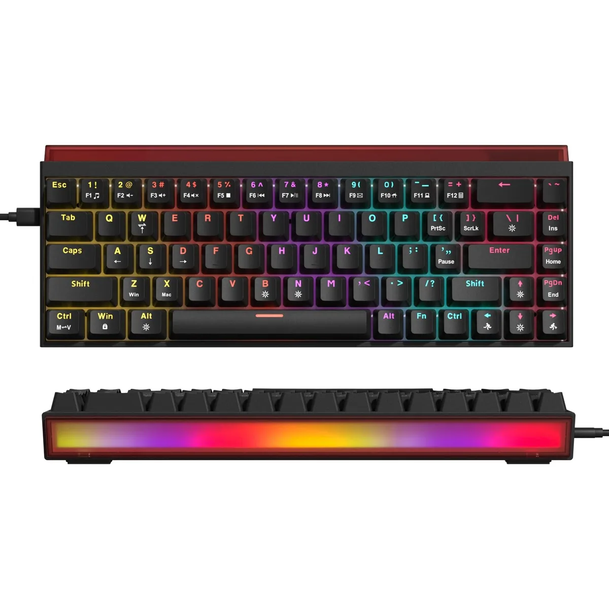 Womier Womier WK68 PRO-Black 60% Gaming Keyboard 68 Keys Hot-Swap RGB — product photo