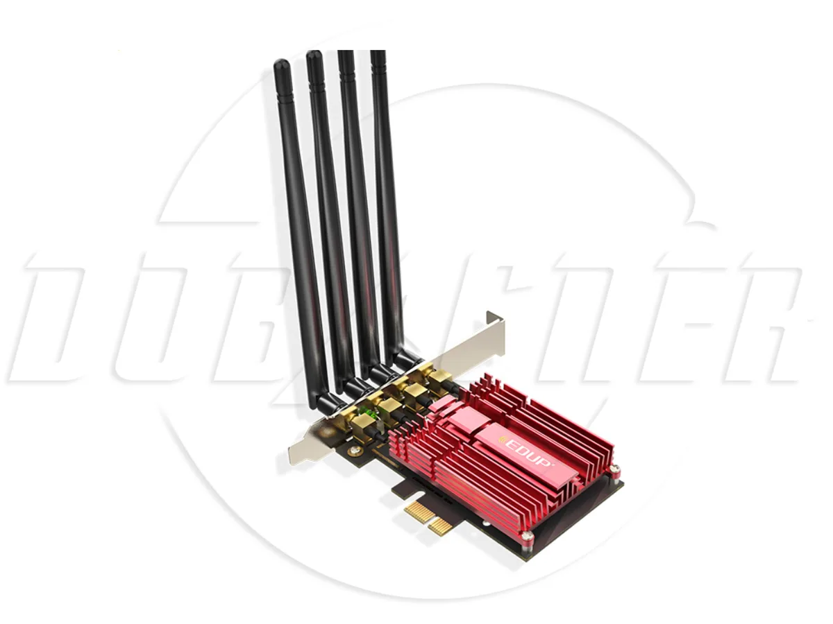 sakose sakose EP-9633 PCI-E Wi-Fi Adapter 1900Mbps AC1900 4 Antennas Heat Sink — product photo