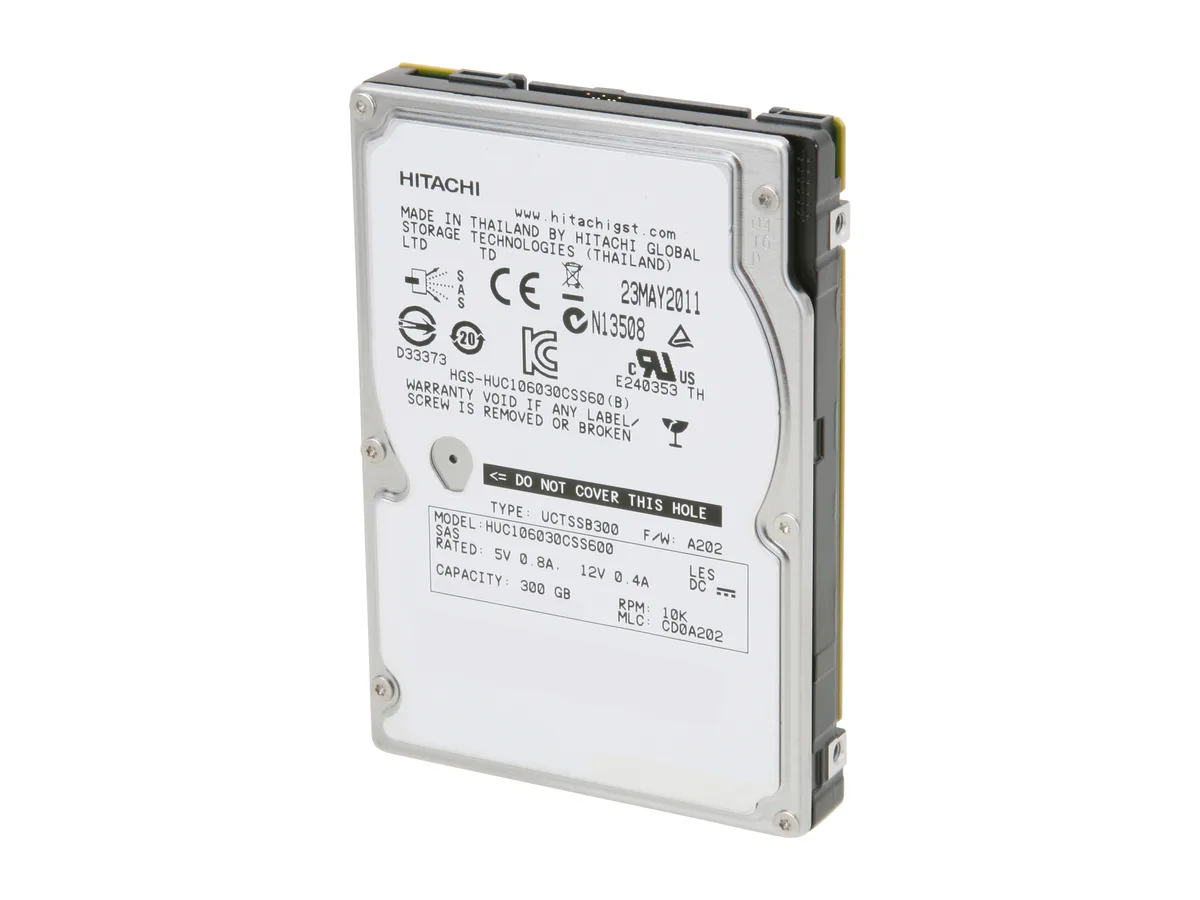 HGST HGST 0B24153 300GB 10000 RPM 64MB SATA 6.0Gb/s 2.5" laptop hard drive — product photo