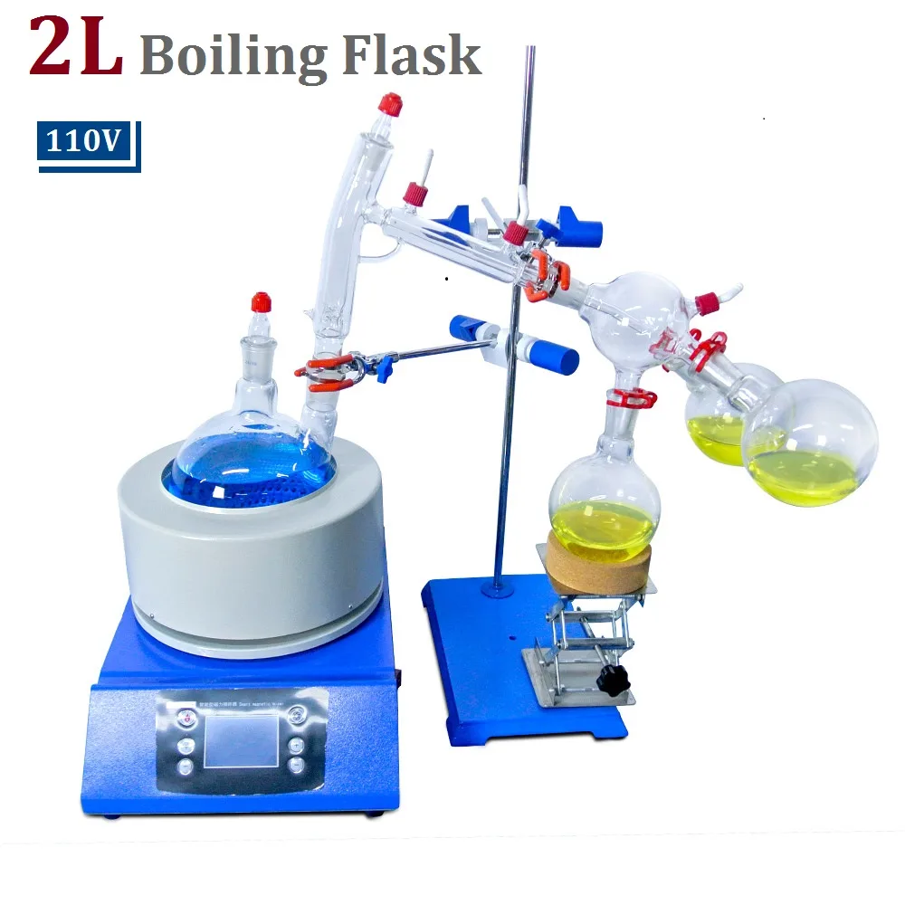 HNZXIB HNZXIB SPD-2L 2L Short-Path Distillation Kit 110V Factory Price — product photo