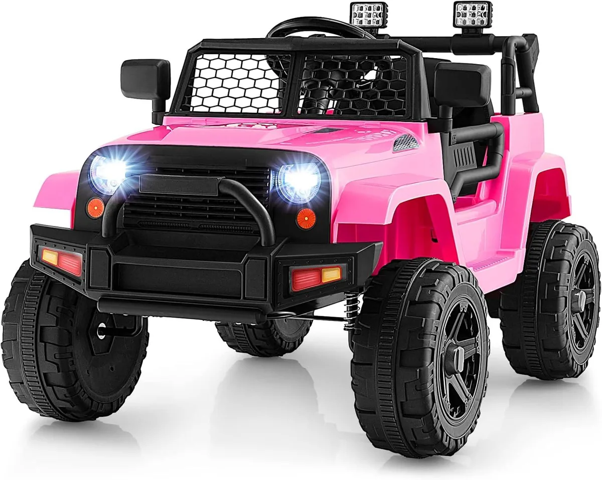 usbroway usbroway 12V Ride-On Truck Pink RC Vehicle — product photo