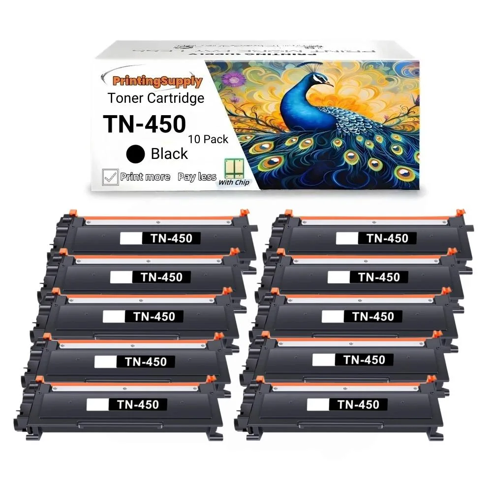 Ninestar Technology Ninestar Technology TN450 4 Pack Black High-Yield Toner Cartridge for Brother FAX-2840 — product photo