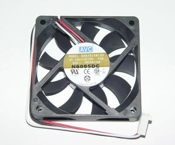 OEM Industries OEM Industries DA07015B12U 70x15mm 12V 0.7A 3 Pin CPU Cooler — product photo