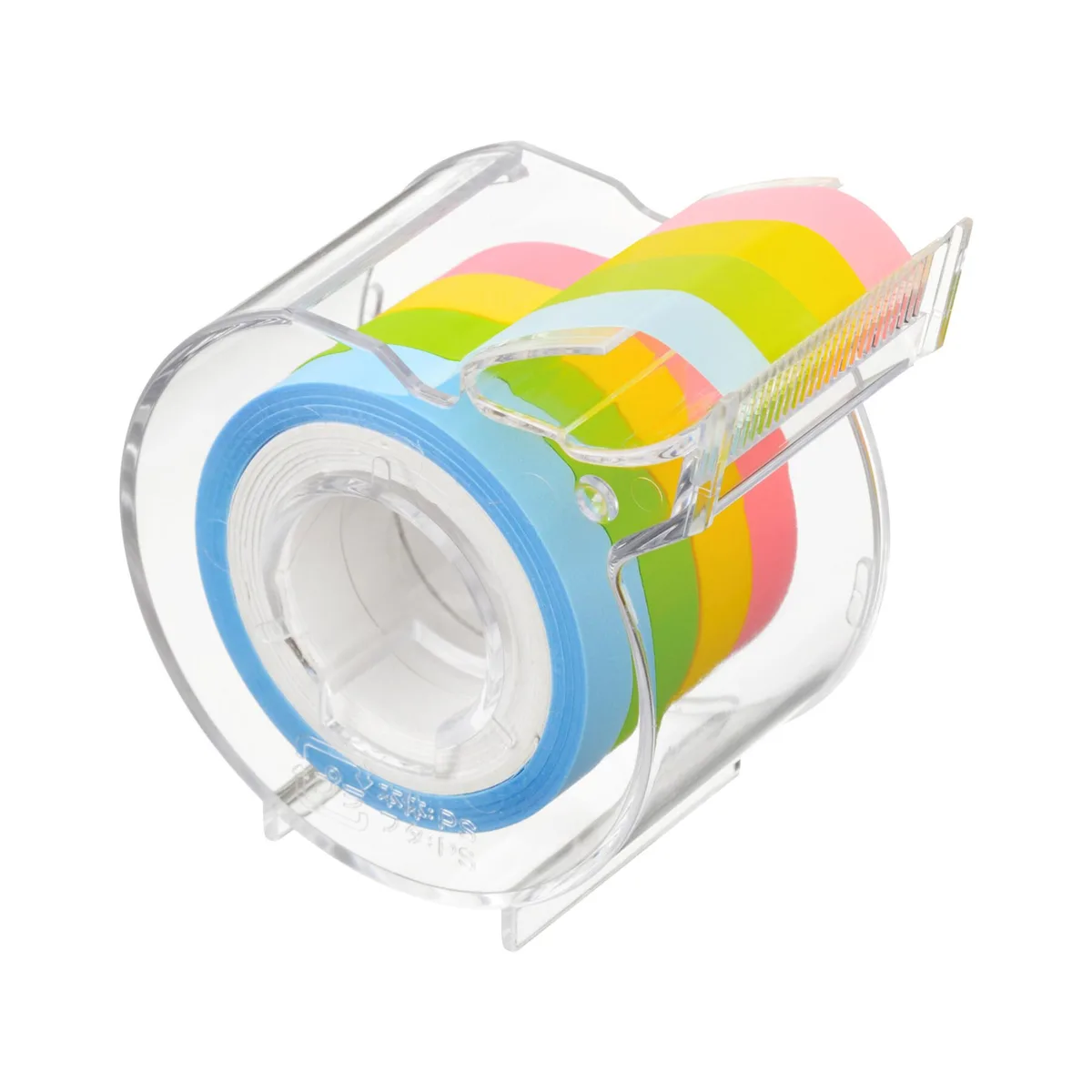 Yamato Yamato Memoc Film Tape Sticky Note 0.3 in. x 33 ft. 4 Rolls Assorted Colors — product photo