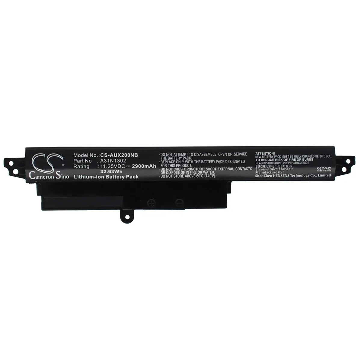 Cameron &amp; Co Cameron &amp; Co DS-CS-AUX200NB laptop battery 2.9 Ah black — product photo