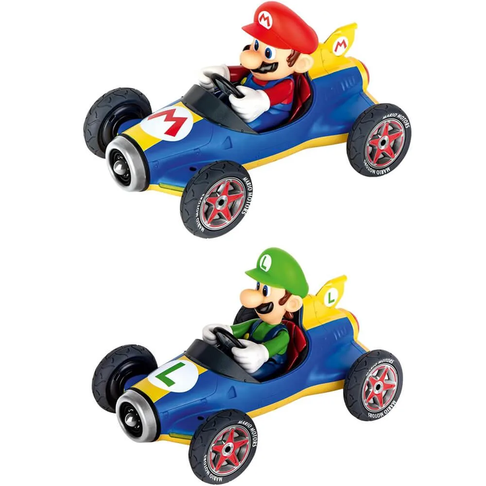 Carrera Carrera Mario Kart Mach 8 Twinpack Pull &amp; Speed Game 1:43 — product photo